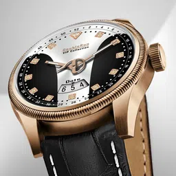 DOUBLERUN Men Dial & Leather Straps Analogue Multi Function Watch H05N11015-6
