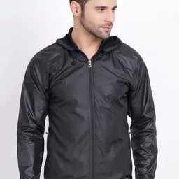 Raxedo Men Polycotton Windcheater Crop Biker Jacket-picture-18