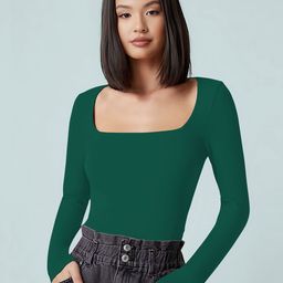 Dream Beauty Fashion Women Solid Long Sleeves Regular Top-27