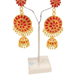Balaji Gold Gold-Plated Copper Earrings-image-92