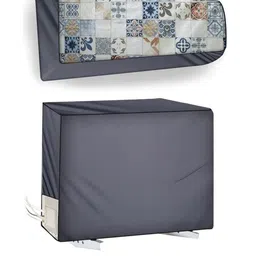The Furnishing Tree Grey Printed Air Conditioner Cover-picture-7