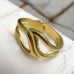 AARTISAI Gold-Plated Cuff Bracelet-image-15