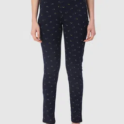 PROTEENS Women Printed Pure Cotton High-Rise Lounge Pants-picture-19