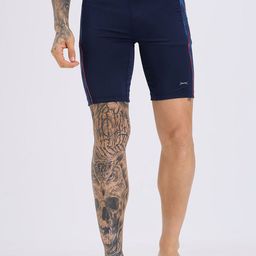 Black Panther Long Tights Trunk S 323-NAVY-47
