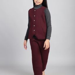 Baawri Girls Coat with Trousers-image-91