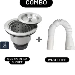 Kitchen Sink Stainless Steel Pop-Up Strainer-image-13