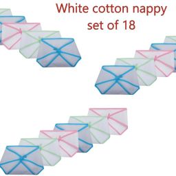 Meetnovely newborn washable, reusable V shape cotton diapers/ nappies/ langot/ baby nappy 0-6 months.-27