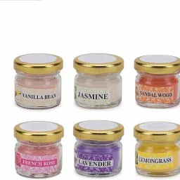 Pack of 6 Arise Scented Smokeless Candle/Mini Glass Jar Candles for Home Decoration with Burning time of 5 Hours Approx Candle-image-45