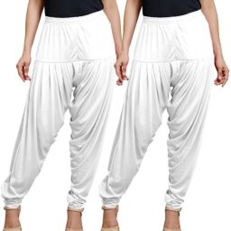 Cotton Blend Solid Patiala-image-52
