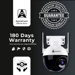 ApnaCam Dome PTZ WiFi Camera Motion Alert Color Night Vision 2-Way Audio 360° Live View Security Camera image 2