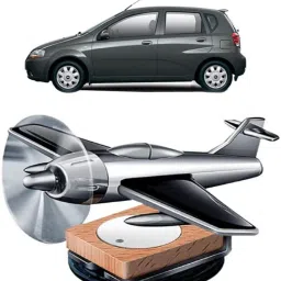 Car Solar Air Freshner Automatic 360° Rotating Diffuser-image-65