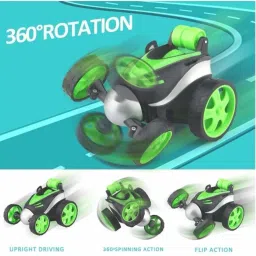 snmm RC Stunt Car Vehicle 360° Rotating Rolling Radio Control Multicolor5 image 2