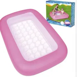 Inflatable Aqua Babes Pool Water Capacity 102 LTR. | 65" x 41" x 10" inches Inflatable Swimming Pool-35