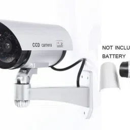 nunki trend duplicate CCTV Blinking LED Dummy Fake Security Wall Camera (Multi Color) Security Camera image 2