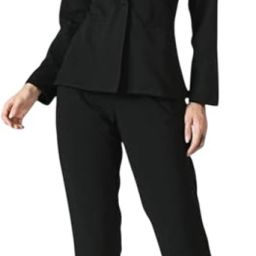 Women Cotton Blend 3-Piece Suit Solid Blazer Pant & Camisole-Office & Casual Wear Solid Suit-image-20