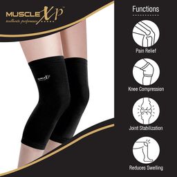 MuscleXP Knee Cap,  Black  Medium -99