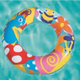inflatable Wheel for swimming 56cm swimming pools (Multicolor,Pack Of 1) Inflatable Swimming Safety Tube-33