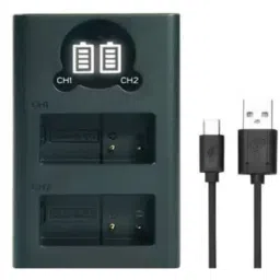 IJJA DMW-BLC12 dual Fast USB type 'c' camera charger with LCD display for PanasonicCamera Battery Charger-picture-17