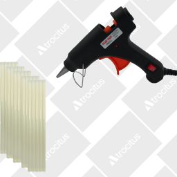 ATCGG1121 20W Black Mini Hot Glue Gun With 25 Pcs Hot Melt Glue Stick for Craft Standard Temperature Corded Glue Gun-image-31