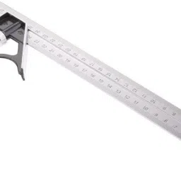 delidge Stainless Steel 300mm Adjustable Engineers Combination Square Rule Right Angle Ruler Tool Ruler image 2