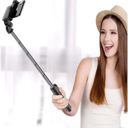 amesco Adjustable 3in1 Selfie Stick multi-function Wireless Bluetooth XT-01 Selfie Stick with Remote Shutter Extendable Handheld Foldable Mini Tripod Stand for Smartphones3in1 Selfie Stick multi-function Wireless Bluetooth XT-01 Selfie Stick with Remote Shutter Extendable Handheld Foldable Mini Tripod Stand for Smartphones Tripod, Monopod, Tripod Bracket image 2