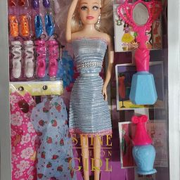 Shine Dolls for Girl’s Surprise Moveable Doll Set with Beautiful Accessories-H24-image-80