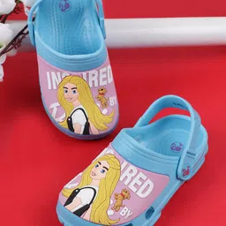 Kids Ville Girls Barbie Printed Rubber Clogs-image-10