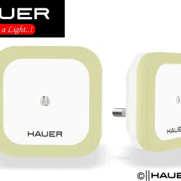 hauer GLOW-MATE Smart LED Premium Night Light Auto Dimming With Auto ON/OFF Sensor LED Night Lamp image 3