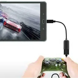 StyleGlam White USB A to TypeC OTG Cable Adapter Compatible with TypeC Mobile Smartphone,Devices Phone Converter image 2