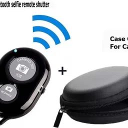 Viraan Case Pouch Portable Protection Storage Bag Wireless Bluetooth Remote Shutter (REMOTE | POUCH) ( PACK OF 2 )Camera Remote Control-33