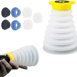 Universal Drill Dust Catcher Dust Collector Chips Collector for Hole Saw Hole Saw Dust Bowl 16cm/6.2'' Flexible Drill Dust Collector Drill Bit Cover-image-3