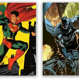 art recall Batman and superman poster Photographic Paper-picture-23