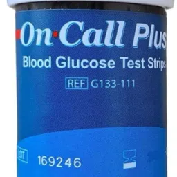 On Call Plus GLUCOMETER WITH BATTERY,20 PCS LANCETS,1 LANCING DEVICE,150 STRIPS 150 Glucometer Strips-9