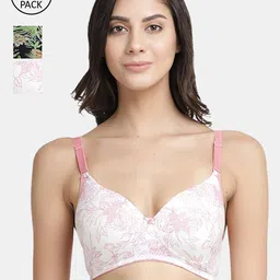Inner Sense Pack of 3 Organic Cotton Antimicrobial Wire-Free Padded Sustainable Bra ISB068-image-6