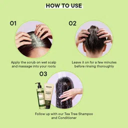 Quench Dandruff Control Scalp Scrub With Tea Tree Extracts - 200ml image 4