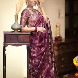 STYLEELITE Zari Pure Silk Kanjeevaram Saree-image-26