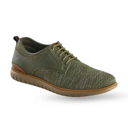 NEEMANS Men Woven Design PU Lace-Up Sneakers-image-97
