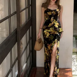 JC Mode Women Floral Print Maxi Dress-picture-15