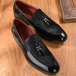 Egoss Men Leather Formal Loafers-image-28