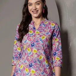 JANAKDULARI CREATION Floral Print Cotton Crop Top-picture-45