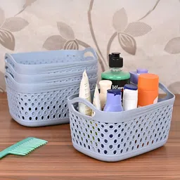 eha Blue 4 Pieces Water Resistant Baskets-15