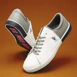 U.S. Polo Assn. Men Colourblocked Comfort Insole PU Rubber Sneakers-image-26