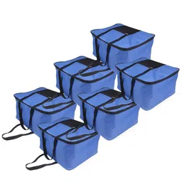 prettykrafts Blue & Black 6 Pieces Reusable Outdoor Multi-Utility Organisers-58