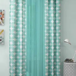 Dekor World Multicoloured Set of 3 Door Curtain-picture-49