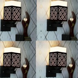 Gojeeva Brown Wood Square Wall Lamps-picture-48