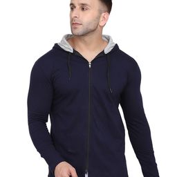 Blisstone Hooded Neck Slim Fit Cotton Casual T-shirt-picture-49
