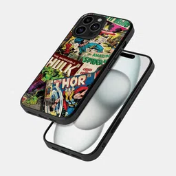 macmerise Quirky Printed iPhone 16 Pro Max Bumper Case Mobile Accessories-16