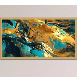 DEKORSTATION Multicoloured 1 Piece Canvas Abstract Wall Paintings-image-53
