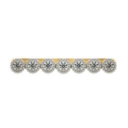 VALANOVA Yellow Gold Plated Sterling Silver Certified 0.21 Ct Lab Grown Diamond Ring-image-42