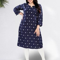 Avantrys Women Ethnic Printed Kurti-image-48